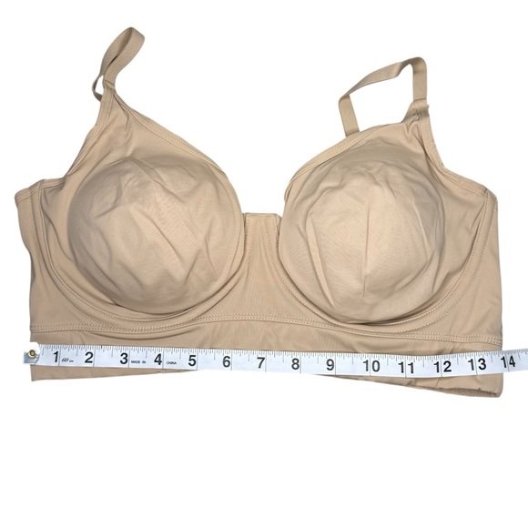 Rhonda Shear 2-pack Butterknit No Wire Underwire Bra Size XL Beige White NWOT - Picture 15 of 16